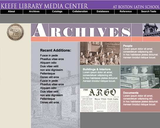 Boston Latin School Archives Template