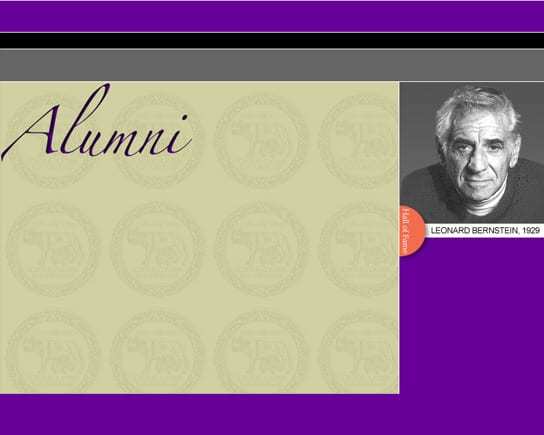 Boston Latin School Alumni Page Template