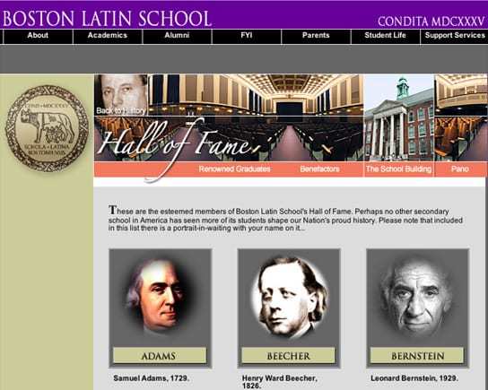 Boston Latin School Hall of Fame