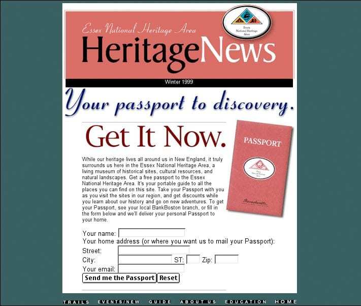 Essex National Heritage Area Heritage News