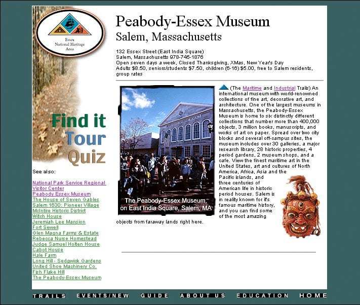 Essex National Heritage Area Peabody-Essex Museum