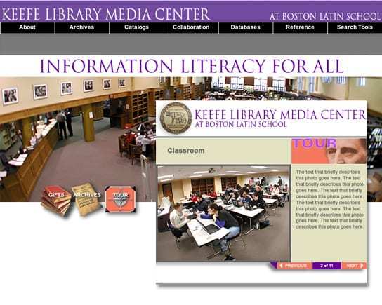 Boston Latin School Library Tour