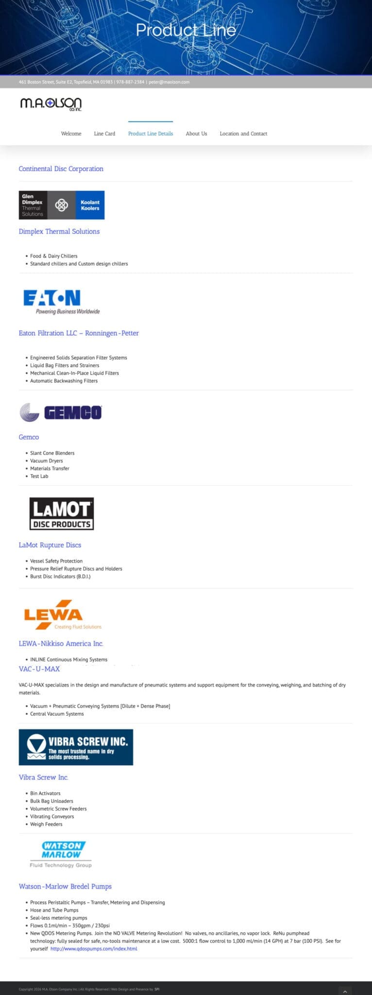 M.A. Olson, Inc.