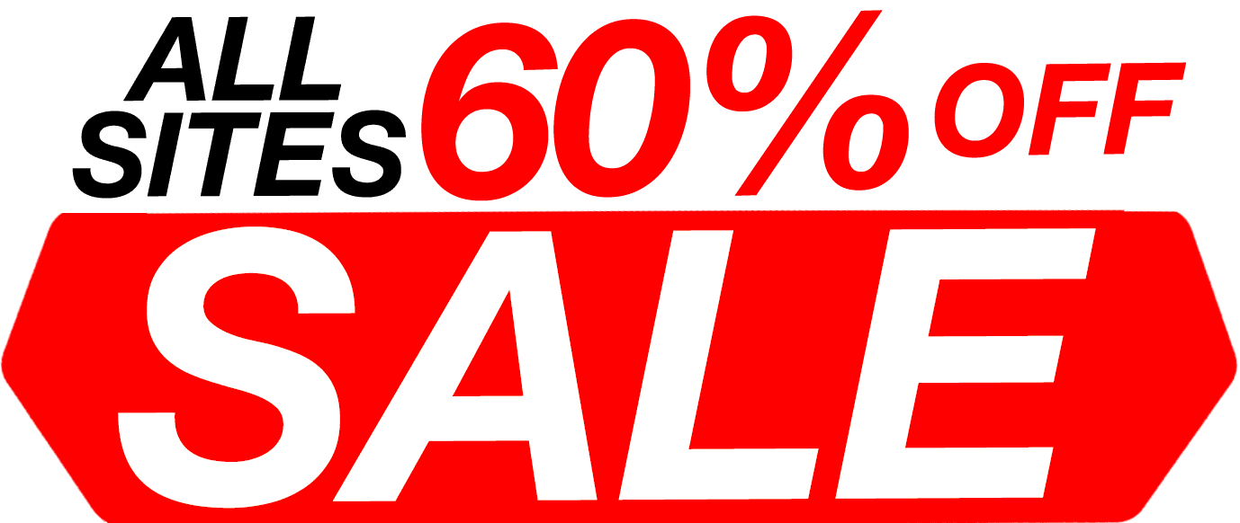 Sale: All Sites 60% Off